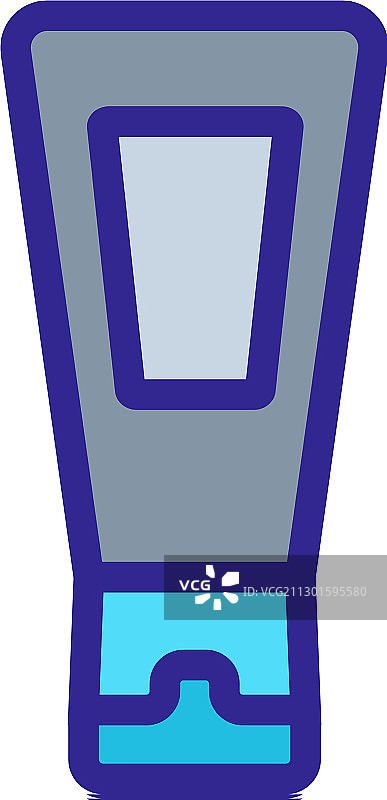 保湿护手霜轮廓图标图片素材