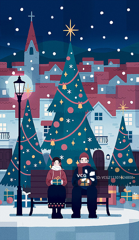 圣诞夜图片素材