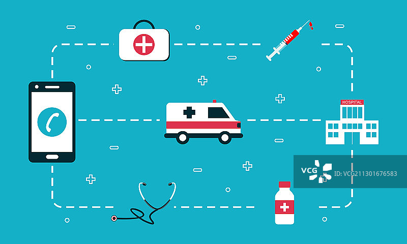 紧急救援概念背景标志图片素材