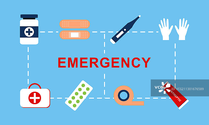 紧急救援概念背景标志图片素材