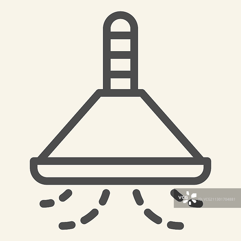 厨房抽油烟机线条图标图片素材