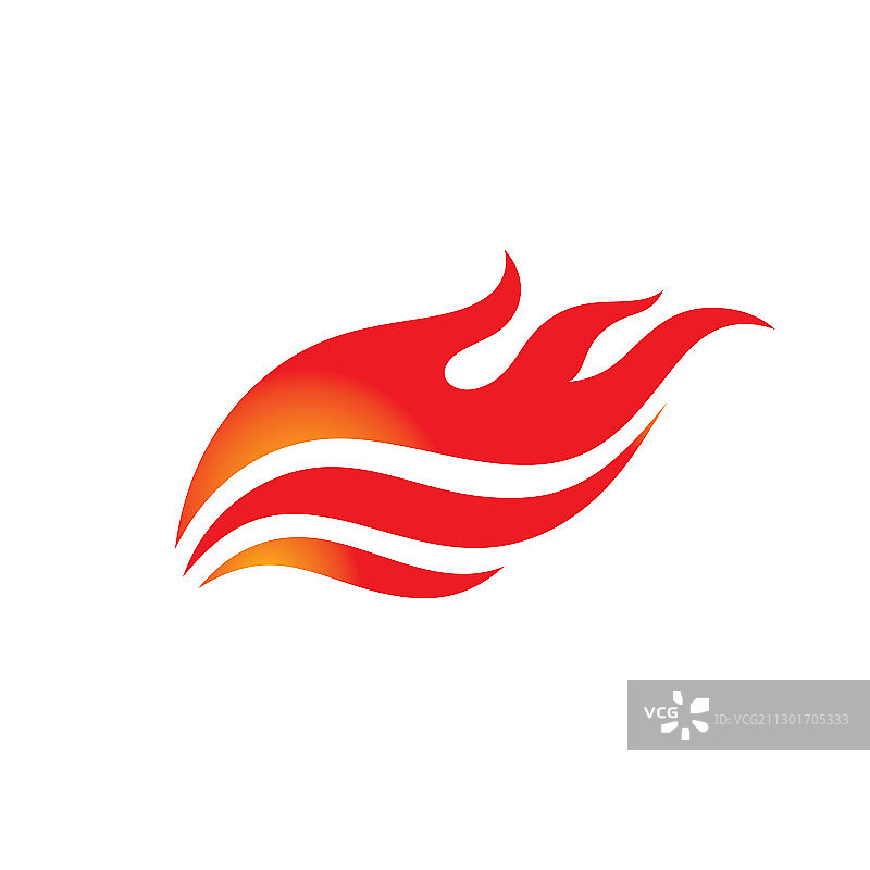火焰Logo模板概念图片素材