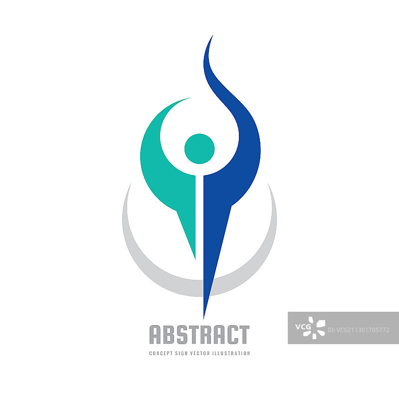 人物角色logo模板概念图片素材