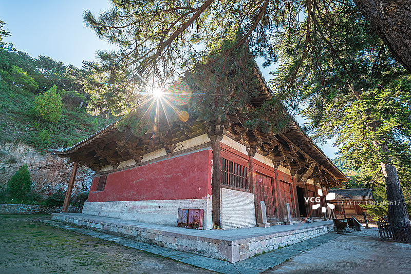 忻州佛光寺东大殿图片素材