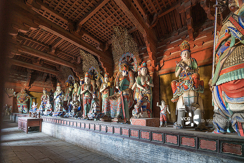 忻州佛光寺东大殿图片素材