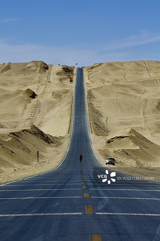 U型公路图片素材