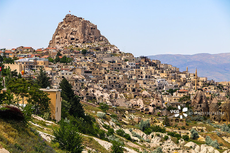 卡帕多奇亚的洞穴酒店。图片素材