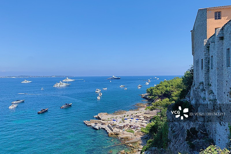 法国戛纳的日夜图片素材