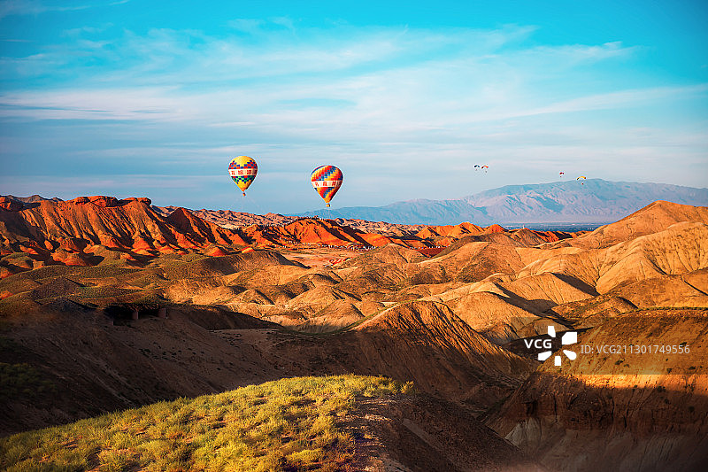 七彩丹霞图片素材