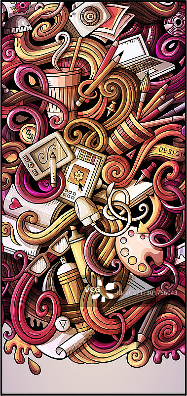 设计师手绘涂鸦banner卡通图片素材