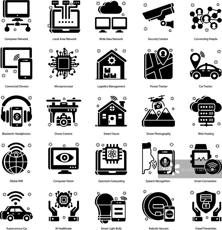 金融概念与沟通符号风格图片素材