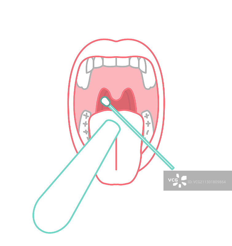 咽拭子图标图片素材