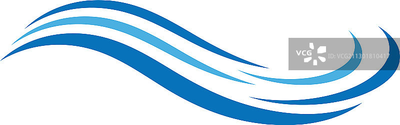 水波的标志图片素材