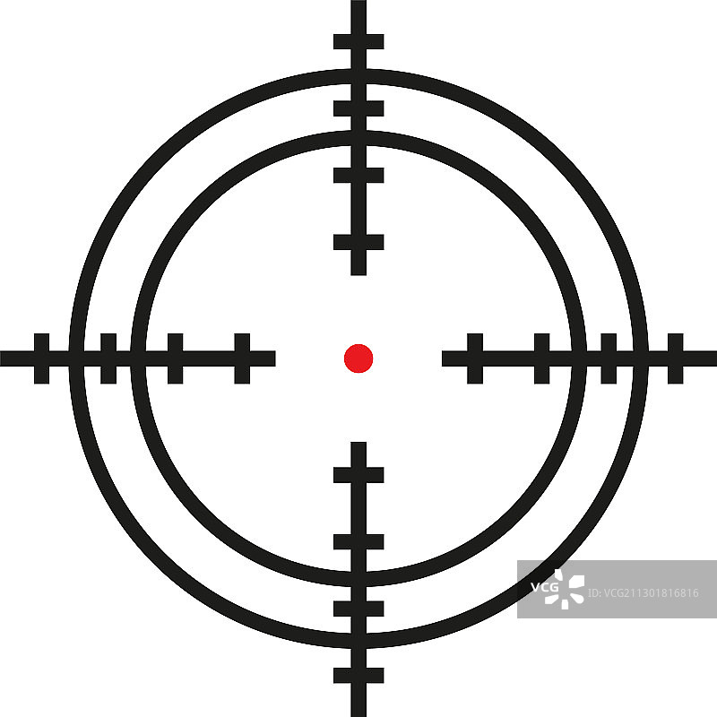 扁平风格目标隔离图标图片素材