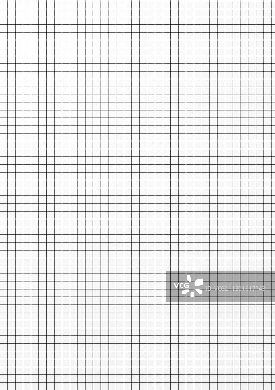 带有 5 毫米方格的 A4 纸图片素材
