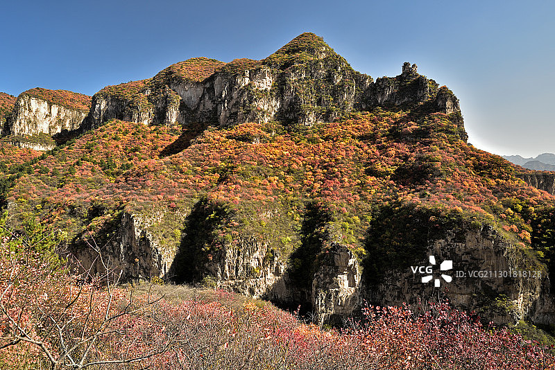 河北省石家庄市平山县沕沕水空中画廊图片素材
