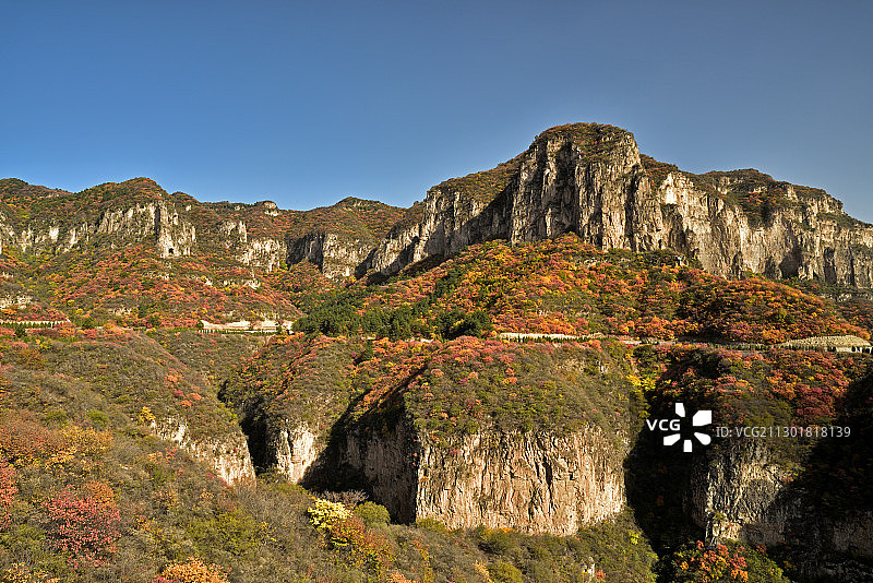 河北省石家庄市平山县沕沕水空中画廊图片素材