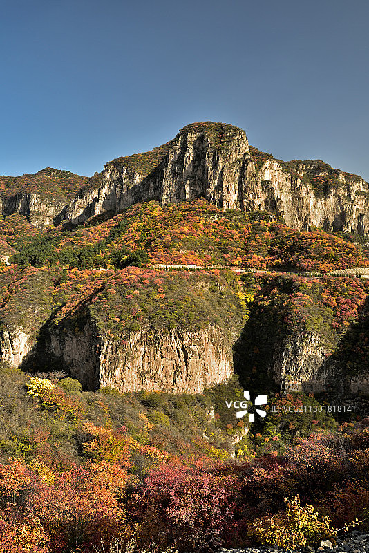 河北省石家庄市平山县沕沕水空中画廊图片素材