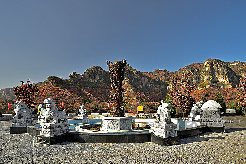 河北省石家庄市平山县沕沕水空中画廊图片素材