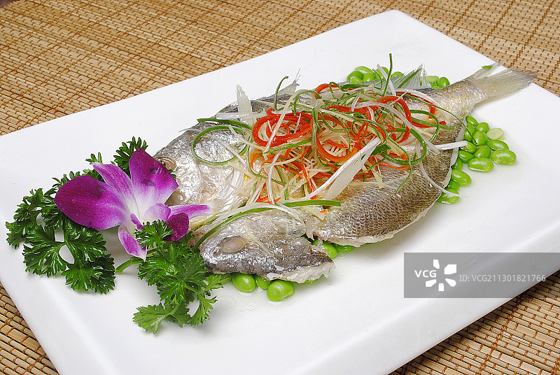 毛豆黄鱼鲞图片素材