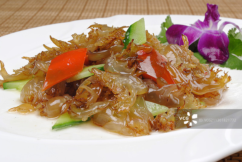 青瓜海蜇图片素材