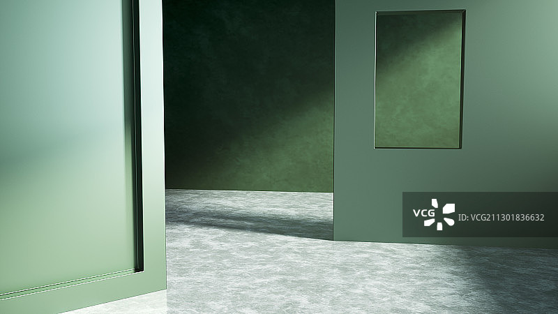 3D几何空间渲染图片素材