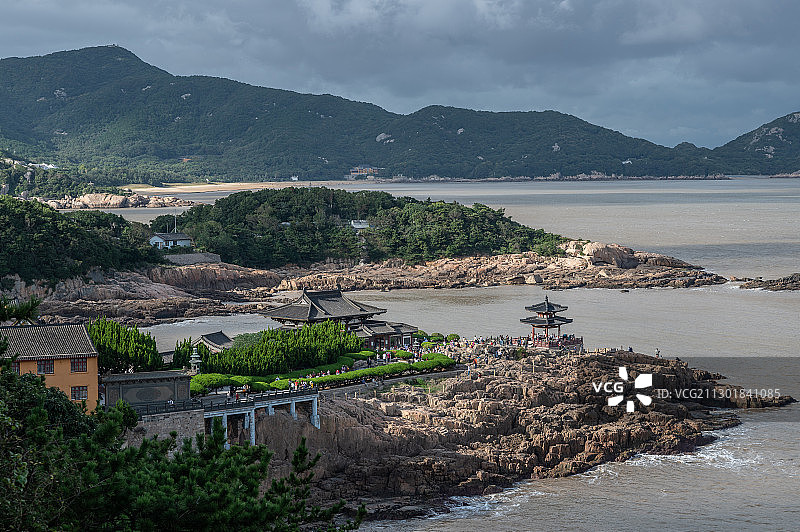 舟山普陀山海景图片素材