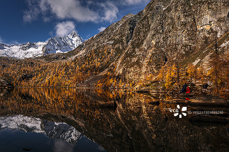 四川甘孜州丹巴县葫芦海图片素材