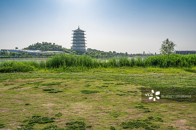 西安世博园长安塔图片素材