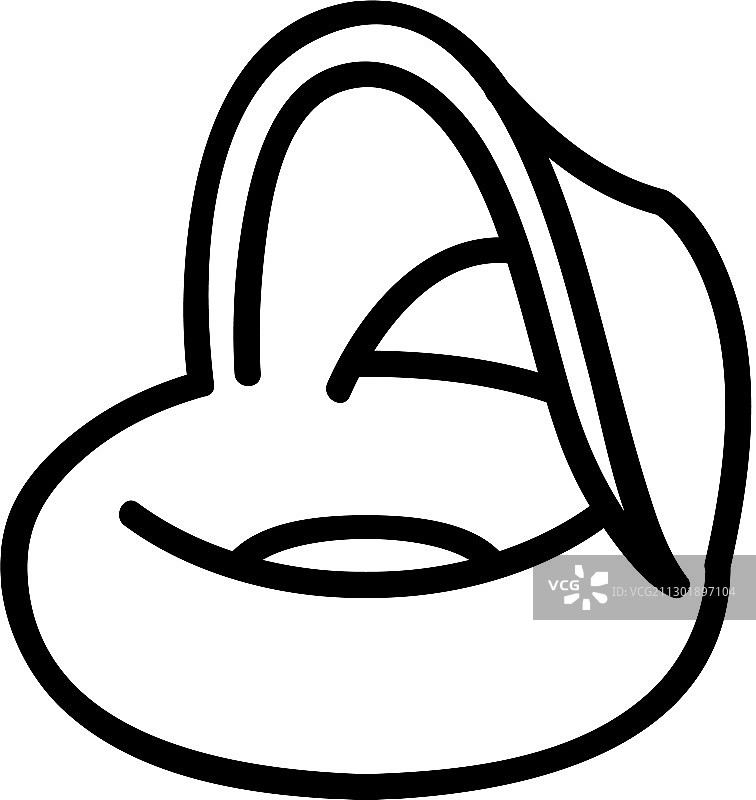 带防护帽的游泳圈图标图片素材