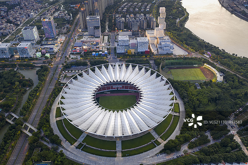 广东省佛山市世纪莲体育馆图片素材