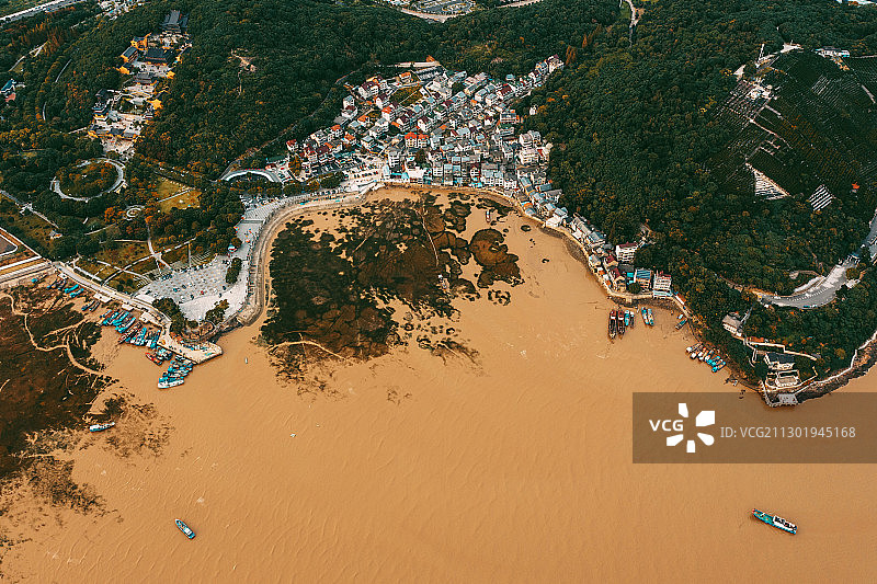 山湾渔村 平湖 乍浦图片素材