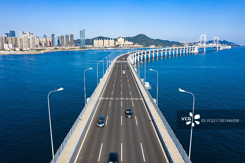 大连城市风光海岸线图片素材