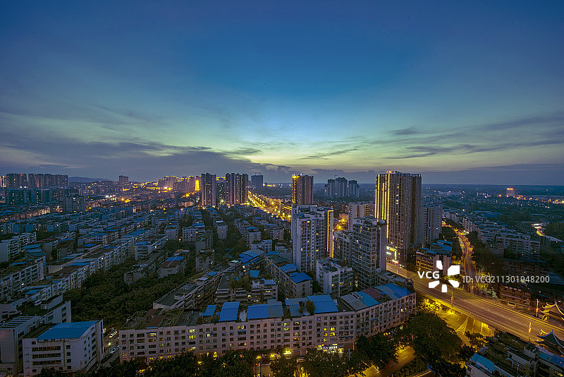 城市之光图片素材