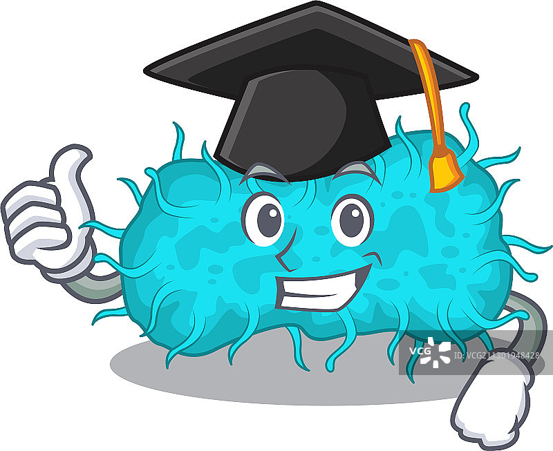 黑色背景中的快乐细菌原核生物图片素材