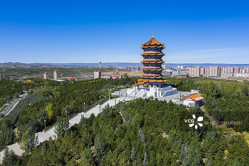 乌兰察布凤凰楼图片素材