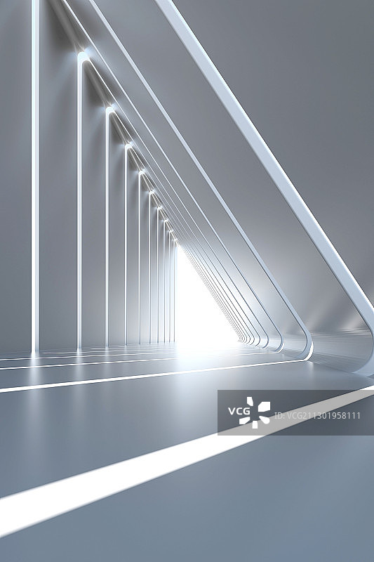 3D抽象几何空间背景图片素材