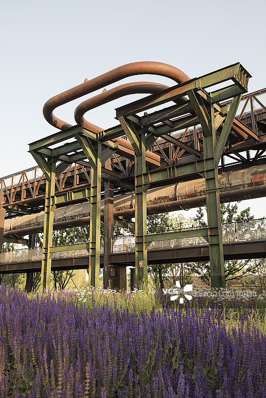 工业建筑群，首钢园图片素材