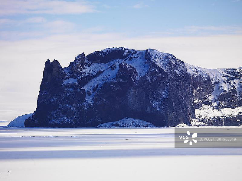 南极罗斯海的华盛顿角图片素材