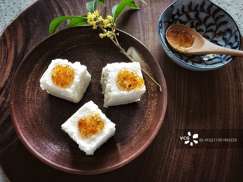 桂花糕图片素材
