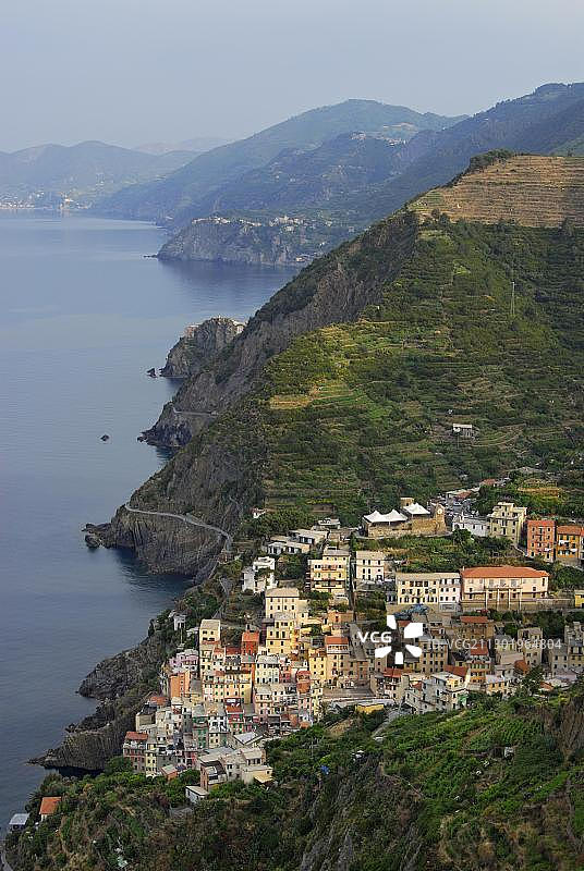 意大利里奥马焦雷和五渔村国家公园景色图片素材