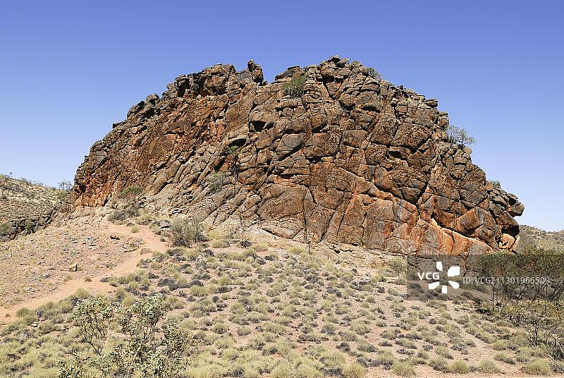 澳大利亚北部地区麦克唐奈山脉的土著遗址图片素材