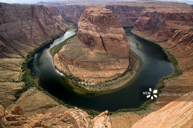 科罗拉多河马蹄湾，佩吉市，亚利桑那州，美国，北美洲图片素材