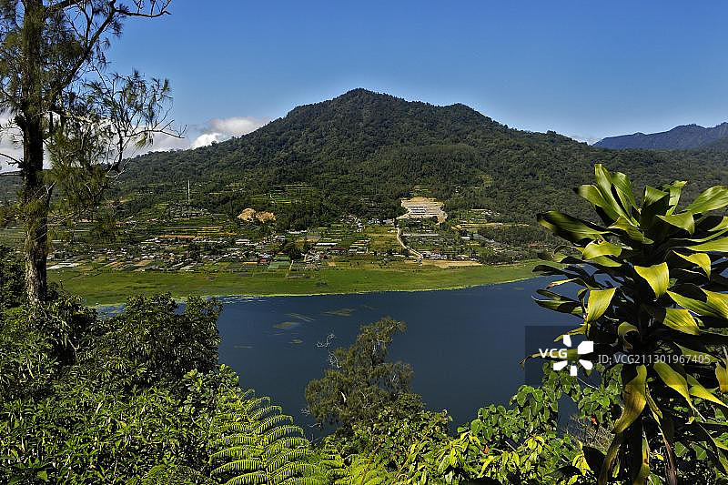 布扬湖，巴厘岛，印度尼西亚，亚洲图片素材