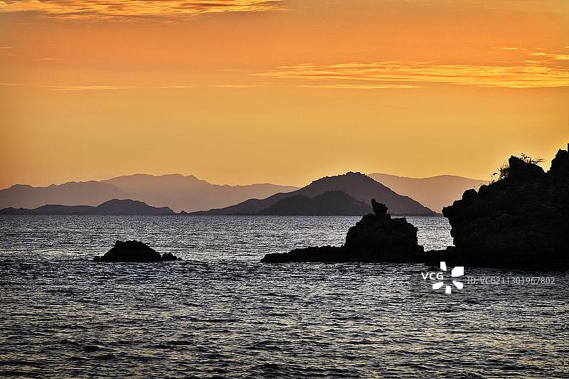 科莫多国家公园的岛屿图片素材