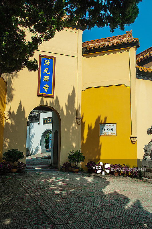 湖北文化归元禅寺图片素材