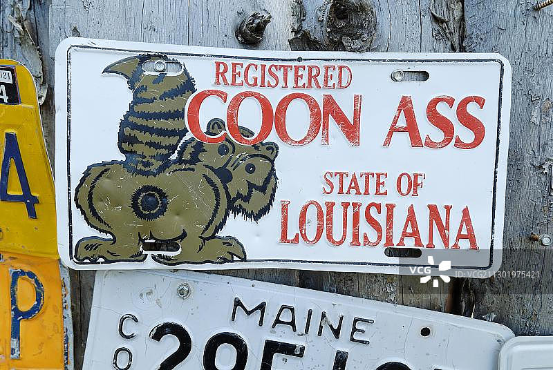 路易斯安那州标志，美国，北美洲图片素材