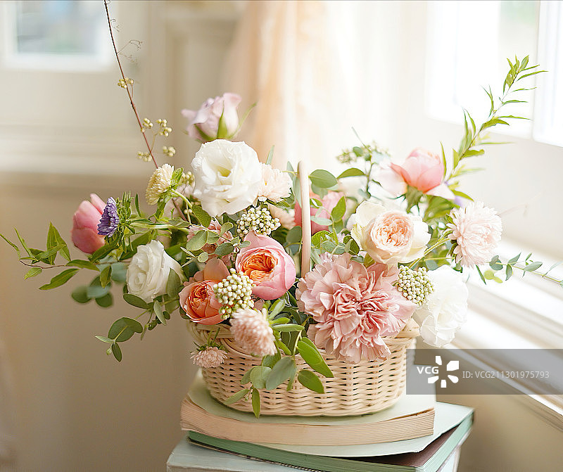 花艺花篮图片素材