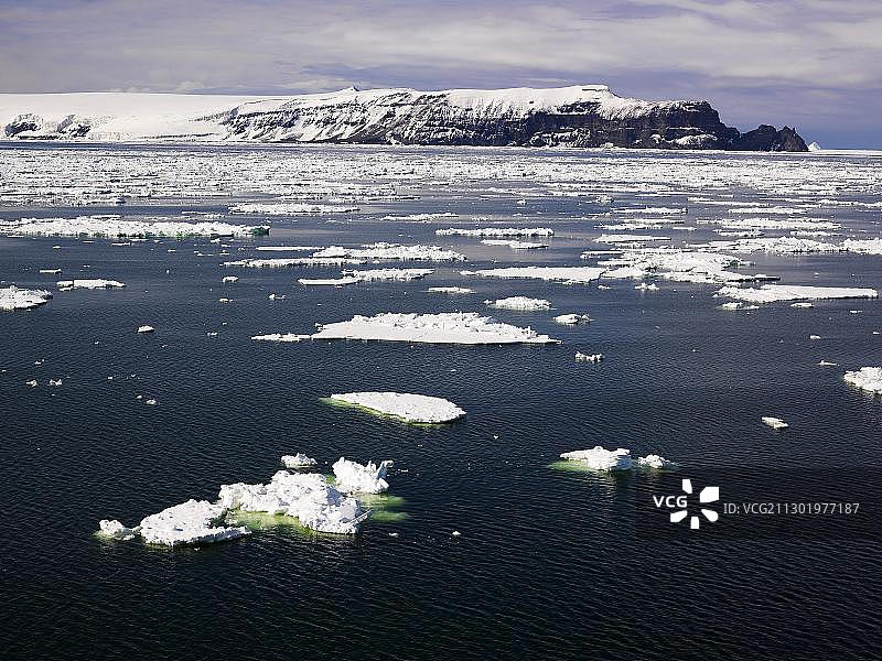南极洲富兰克林岛北端图片素材