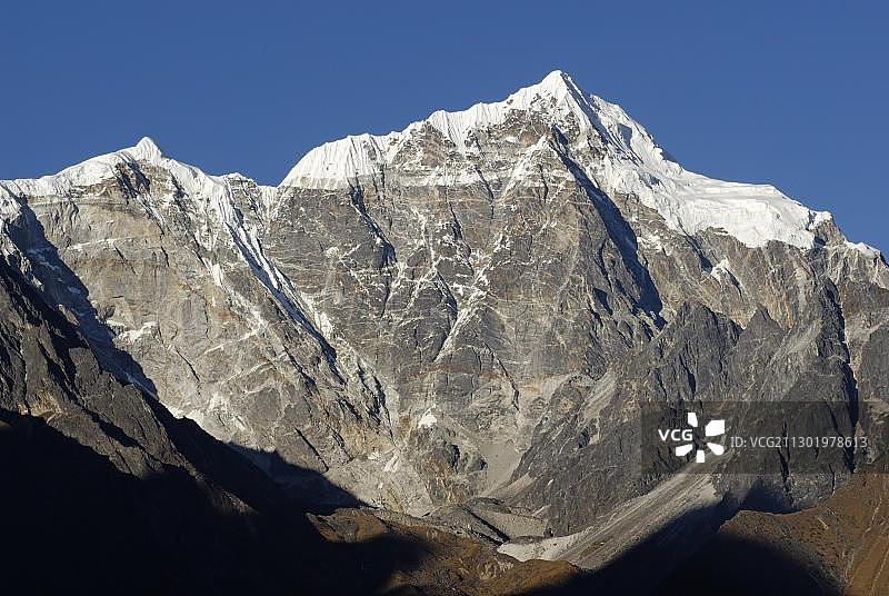 洛子峰（8501米），萨加玛塔国家公园，昆布喜马拉雅山脉，尼泊尔，亚洲图片素材
